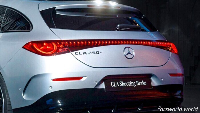 Mercedes ha realizzato una CLA Wagon elettrificata con stelle nel tetto | Carscoops